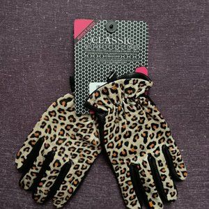 Leather Gloves, Women's size L